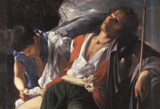 immagine di San Rocco e l'angelo