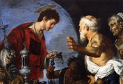 immagine di Carità di San Lorenzo di Berbnardo Strozzi