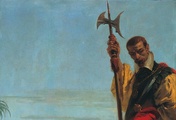 immagine di Alabardiere in un paesaggio