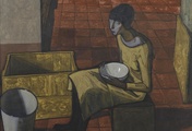 immagine di Ragazza con Scodella (Interno) (Mattino)