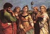 immagine di Estasi di Santa Cecilia fra i Santi Paolo, Giovanni Evangelista, Agostino e Maria Maddalena