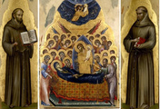 immagine di Dormitio Virginis e i santi Francesco e Antonio da Padova