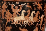 immagine di Cratere a volute apulo a figure rosse