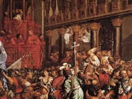 immagine di Enrico Dandolo e i Crociati nella Basilica di San Marco