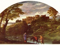 immagine di Paesaggio con la Fuga in Egitto