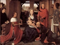 immagine di Trittico dell'Adorazione dei Magi o di Jan Floreins, Hans Memling