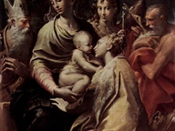 immagine di Madonna col Bambino e i Santi Margherita, Girolamo e Petronio