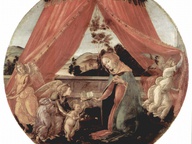 immagine di Madonna del padiglione (Madonna con il Bambino e tre angeli)