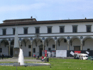 immagine di Piazza di Santa Maria Novella e Ospedale di San Paolo (Museo Nazionale della Fotografia Alinari)