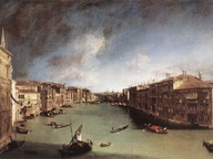 immagine di Il Canal Grande da Ca' Balbi verso Rialto