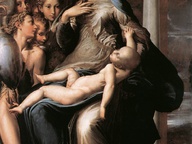 immagine di Madonna col bambino e angeli