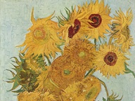 immagine di Vaso con dodici girasoli