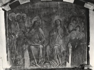 immagine di San Domenico che ritrova i suoi frati in Paradiso