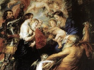 immagine di Pieter Paul Rubens, La Vergine Maria circondata dai Santi