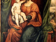 immagine di Madonna in trono con Santi