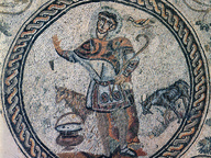 immagine di Mosaico del Buon Pastore dall'abito singolare