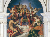 immagine di San Nicola in Gloria e Santi