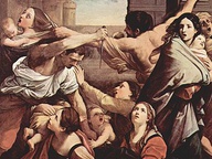 immagine di San Carlo Borromeo con angeli