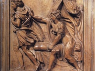 immagine di Giuseppe tentato e La moglie di Putifarre che accusa Giuseppe