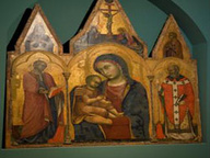 immagine di Madonna con Bambino fra Santa Caterina d’Alessandria e San Nicola di Bari