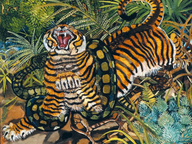 immagine di Tigre con Serpente