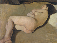 immagine di Nuda (studio per Meriggio)