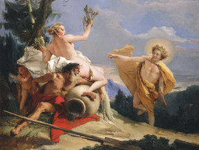 immagine di Apollo rincorre Dafne