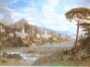 immagine di Veduta fantastica dei principali monumenti d’Italia