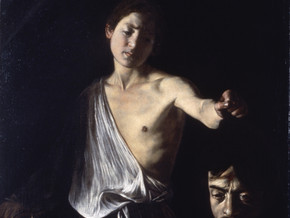 immagine di David con la testa di Golia