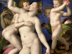 immagine di Venere, Cupido e Satiro