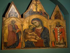 immagine di Madonna con Bambino fra Santa Caterina d’Alessandria e San Nicola di Bari