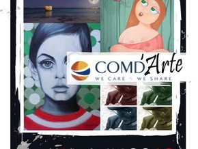 mostra Comd'Arte - Alessandro Faraone, Davide Cosi, Raffaele Madaro, Giovanni Cacciapaglia , Davide Margari e Rossella Venezia con opere fotografiche; Valentina Toscano, Luisa Carlà, Antonio Perlangeli, Marina Manca, Antonio Ragane, Marcello Quarta, Silvia Scardia