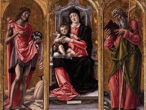immagine di Madonna con Bambino tra Giovanni Battista e Andrea
