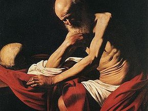 immagine di San Girolamo in meditazione