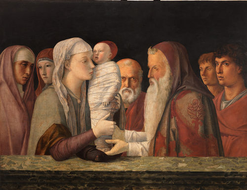 Giovanni Bellini, <em>Presentazione di Ges&ugrave; al Tempio</em>, 1460, Tempera su tavola, 105 x 80 cm, Fondazione Querini Stampalia, Venezia