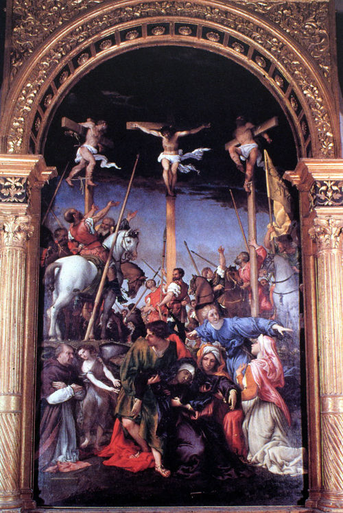 Lorenzo Lotto, La Crocefissione, 1529-1534