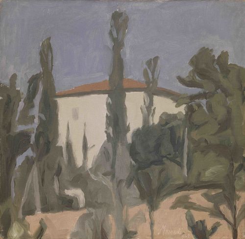 Giorgio Morandi, Paesaggio, olio su tela, 1941. Collezione privata Firenze