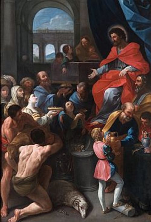Pietro Rotari (copia da Guido Reni), Trionfo di Giobbe, olio su tela, inv. 6330