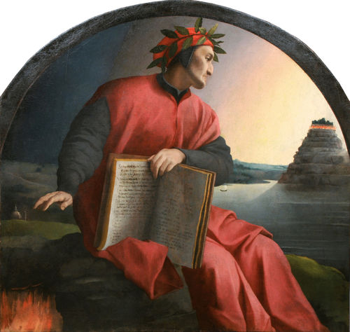 Agnolo Bronzino, <em>Ritratto di Dante Alighieri</em>, 1532-1533 circa, Olio su tela, 130 x 136 cm. Collezione privata