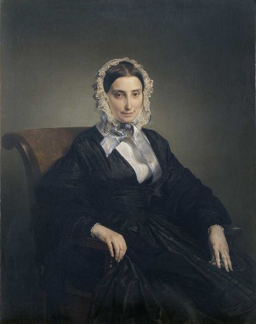 Francesco Hayez, Ritratto di Teresa Manzoni Stampa Borri, 1847-1849, olio su tela. Pinacoteca di Brera, Milano
