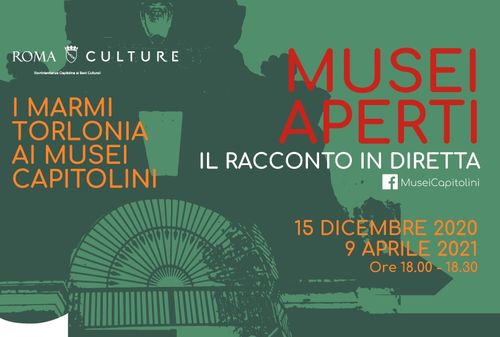 Musei aperti: il racconto in diretta dei Marmi Torlonia ai Musei Capitolini
