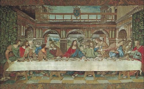 Artista lombardo, <em>Cenacolo di Leonardo</em>, Arazzo, 1505-1510