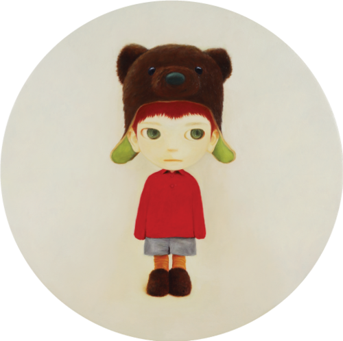 Mayuka Yamamoto, Little Bear Boy, 2023, oil on dram, 55.5 cm.
