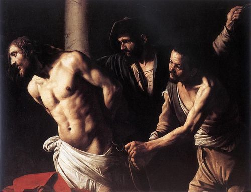 Michelangelo Merisi detto Caravaggio (Milano, 1571 - Porto Ercole, 1610), <em>Flagellazione</em>, 1607 Olio su tela, 175.5 x 134.5 cm, Rouen, Mus&eacute;e des Beaux-Arts | &copy; C. Lancien, C. Loisel / R&eacute;union des Mus&eacute;es M&eacute;tropolitains Rouen Normandie