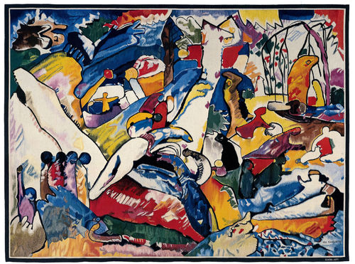 Arazzo di un'opera di Vassily Kandinsky