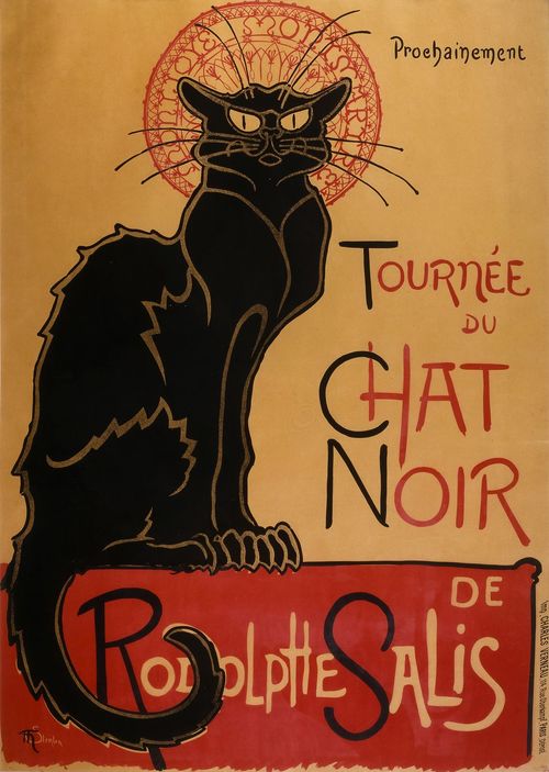 Th&eacute;ophile Alexandre Steinlen, Tourn&eacute;e du Chat Noir de Rodolphe Salis