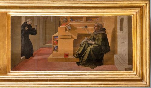 Filippo Lippi, Sant'Agostino nello studio, tempera su tavola, ca. 1437-1439