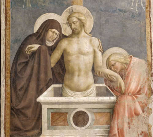 Masolino da Panicale, <em>Compianto su Cristo morto</em> (dett.), Museo della Collegiata di Sant&rsquo;Andrea, Empoli. inv. 95 I Ph. Rabatti e Domingie