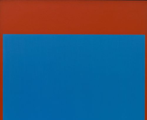 Ellsworth Kelly, <em>Rosso Blu</em>, 1964 | Courtesy of Fondazione Solomon R. Guggenheim | &copy; Collezione Hannelore B. e Rudolph B. Schulhof, Lascito Hannelore B. Schulhof 2012 | &copy; Ellsworth Kelly<br />