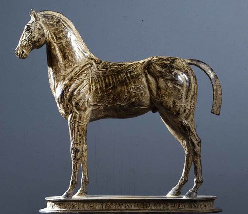 Ivan Theimer, <em>Cavallo</em>, Bronzo, 43 x 38 x 12.4 cm<br />